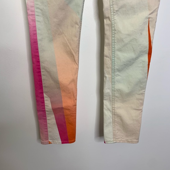 Rag & bone white highlighter color block leggings - Picture 2 of 8